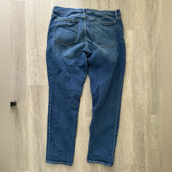 Dark wash Gap real straight denim jeans size 32r - Picture 5 of 5